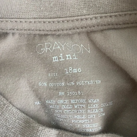 Grayson Mini- Green & White Checkered Two-Piece Set with Tshirt - Picture 6 of 6